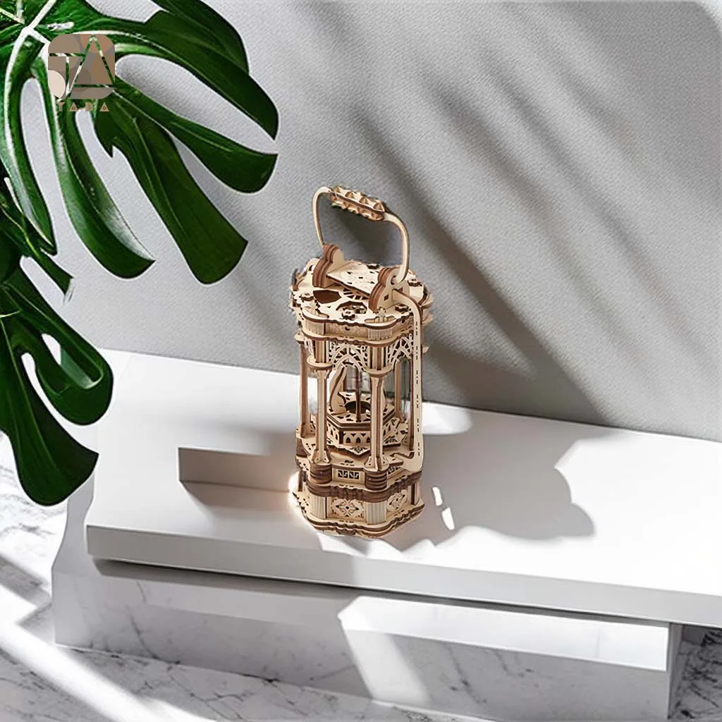 3D головоломка &quotсделай сам&quot с деревянным ночным фонариком модель сборки