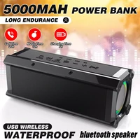 100w bluetooth speaker portable speakers quad drivers dual diaphragm deep bass rgb light tws 5000mah outdoors wireless speaker