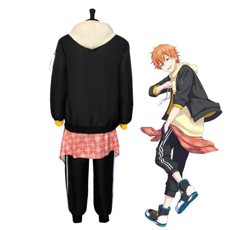 

Shinonome Akito Cosplay Anime Project Sekai Colorful Stage Feat Costumes Wig Kamiyama Jacket Sweater Pants School set.