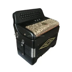 Лидер продаж гарантированное качество 34 кнопки 12 басов 3 регистра черный матовый