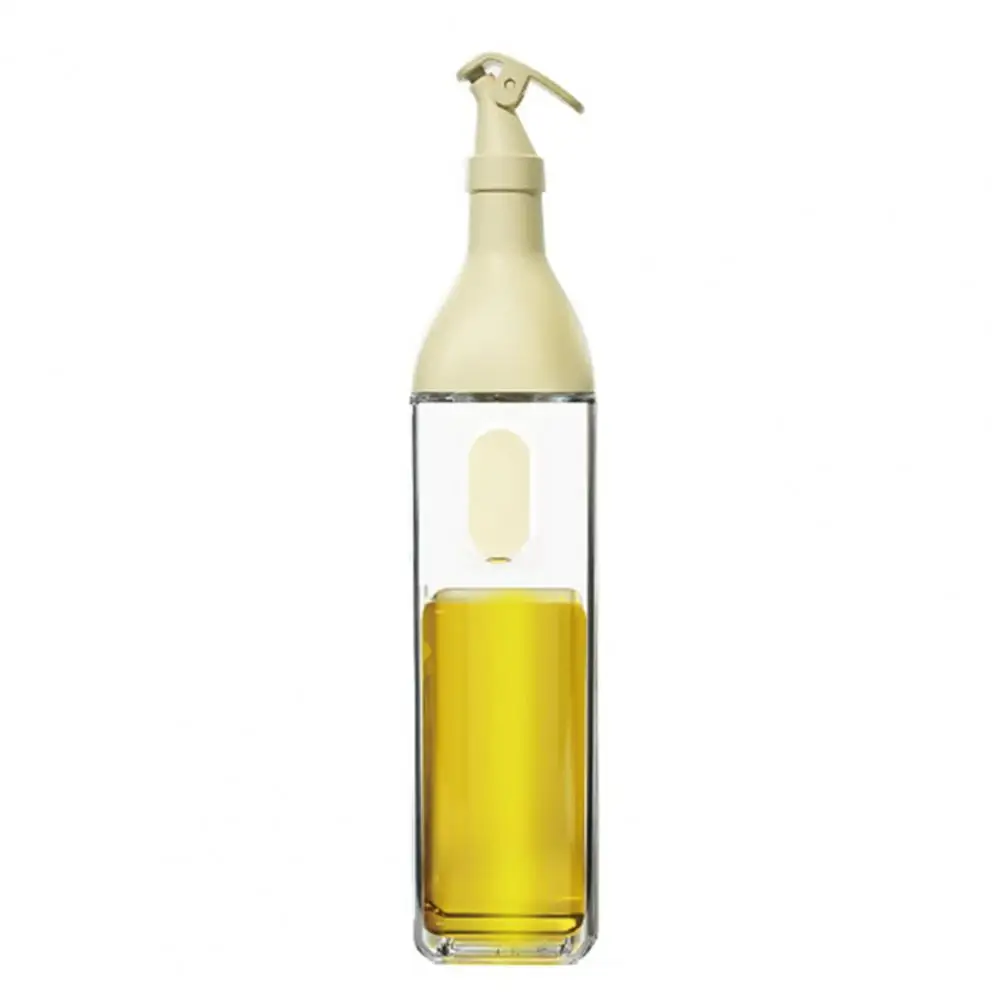 

500ml Oil Bottle with Classification Tag Multi-purpose Glass Seasoning Vinegar Bottle for Kitchen