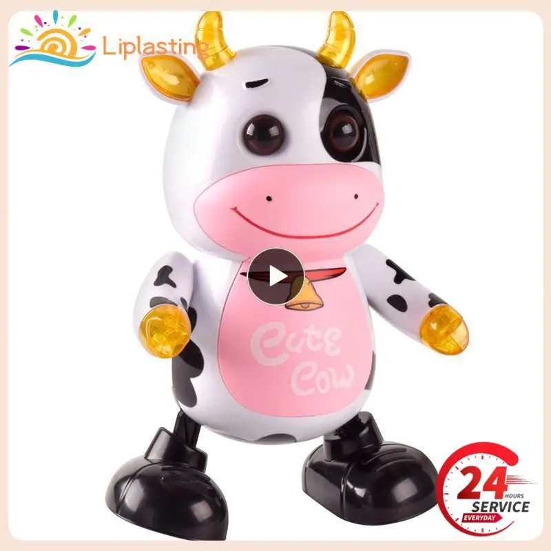 

Electric Cow Dancing Robot Luminous Vocal Band Nursery Children's Toy Festival Growing Wisdom Gift