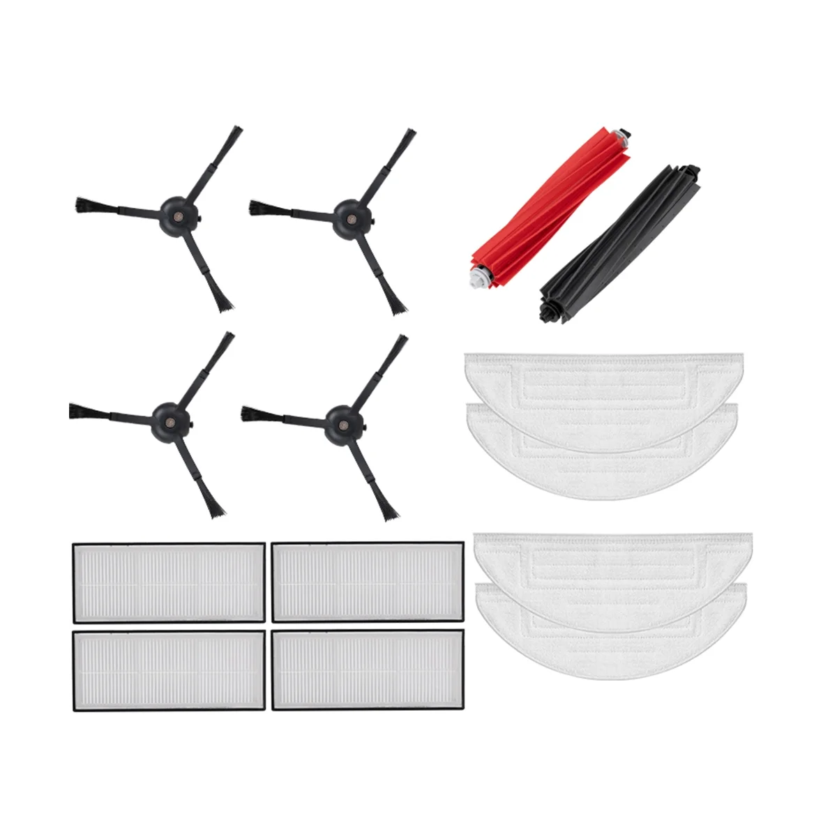 

Аксессуары для S8 S8 PLUS S8 + S8 Pro Ультра моющийся фильтр основная щетка Швабра Ткань боковая щетка запасные части