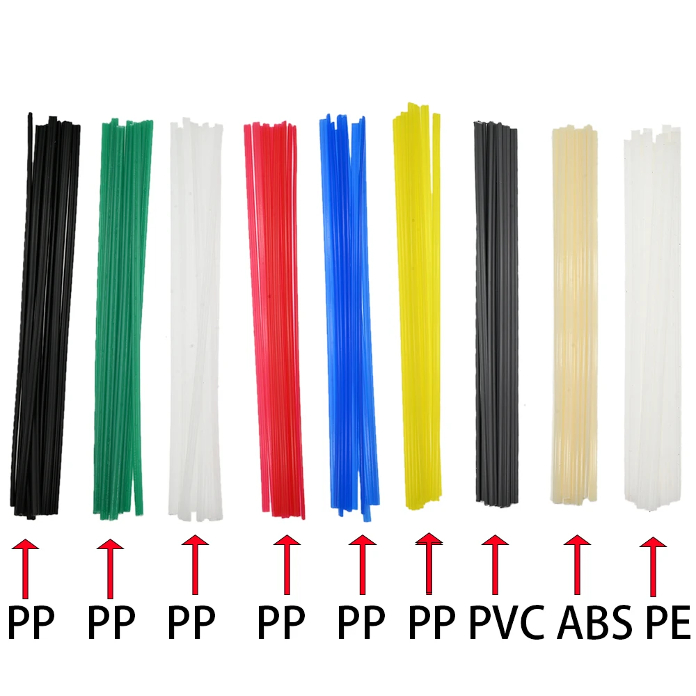 

10PCS/Lot Plastic Welding Rods 20CM/25CM Length PP/PVC/ABS/PE Welding Sticks 5x2mm For Plastic Welder