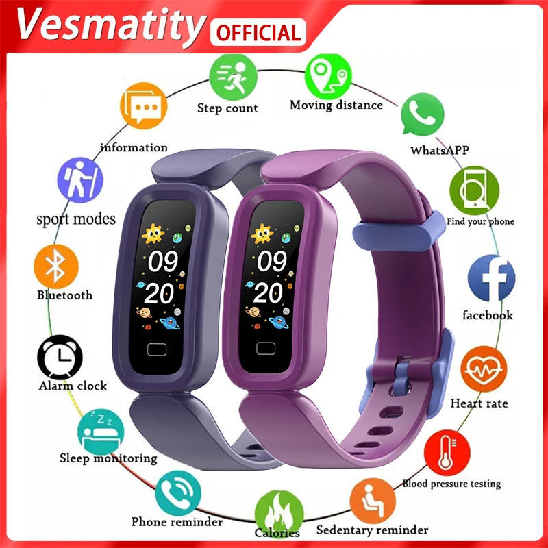 

2022 New Kids Smart Watch S90 Smart Bracelet Children Smartwatch GPS Tracker Sport Watches Gift for Girls Boys