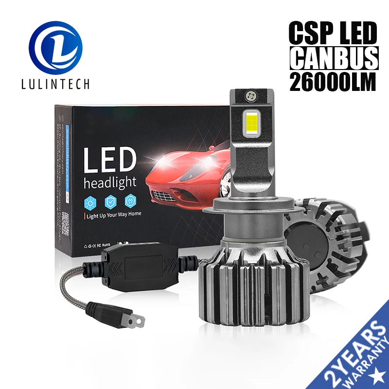 

2pcs 110W H7 H4 Led Canbus 26000LM High Power Headlight Bulbs H1 H8 H11 9005 9006 Hb3 Hb4 H3 9012 Led Car Light Turbo Lamp 6000K