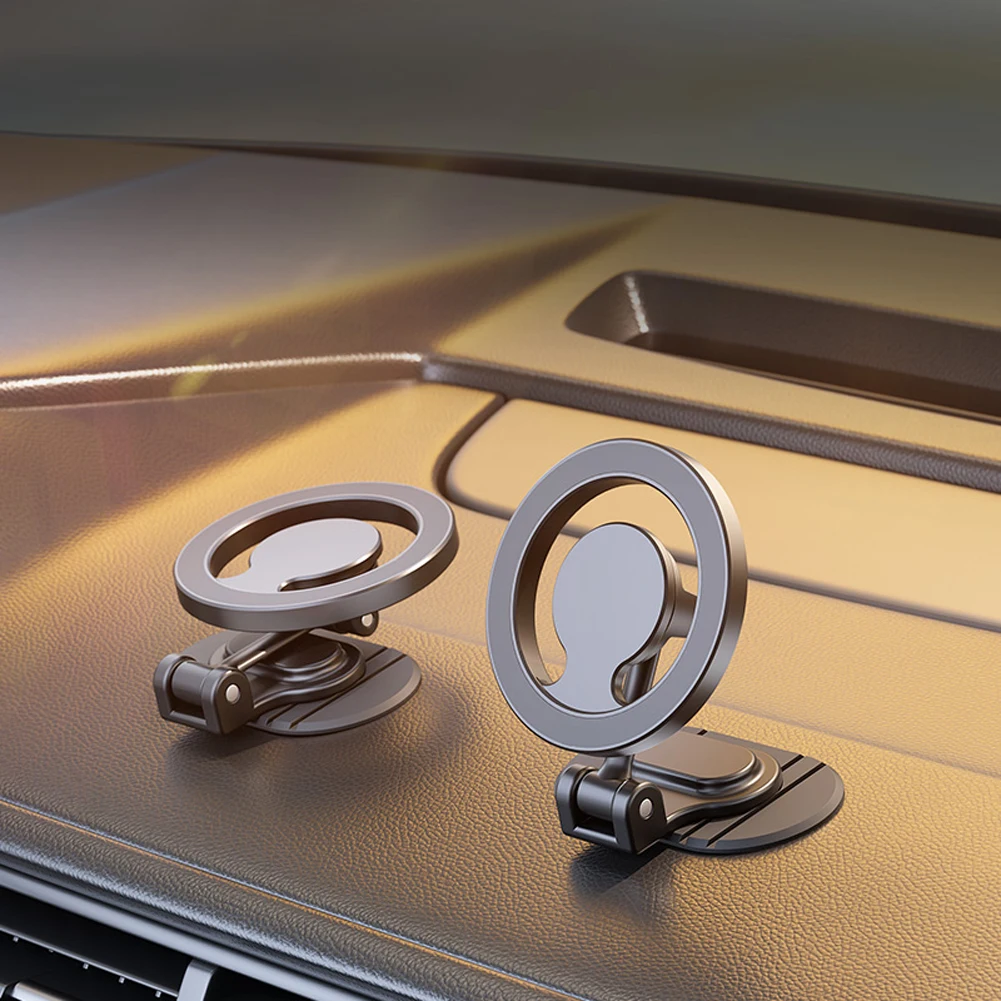 Магнитный автомобильный держатель для телефона крепление из алюминиевого