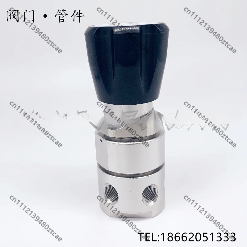 Фото Регулятор давления газа JY-1025 из нержавеющей стали 316L, 10-25 МПа, для азота, водорода, кислорода, гелия, прецизионный редукционный клапан №2