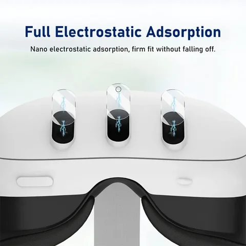 Для Meta Quest 3, мягкие защитные гидрогелевые пленки из ТПУ, полный экран гарнитуры VR с пленкой для линз из закаленного стекла для Meta Quest 3