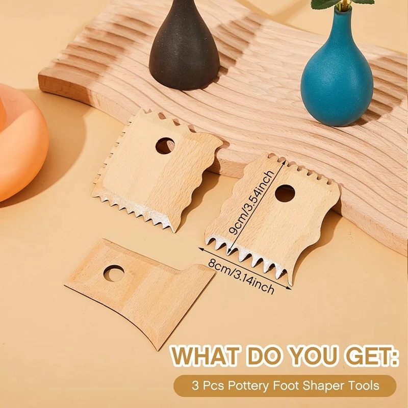 3 шт. инструменты для керамики керамические обрезки ребер формирования стопы