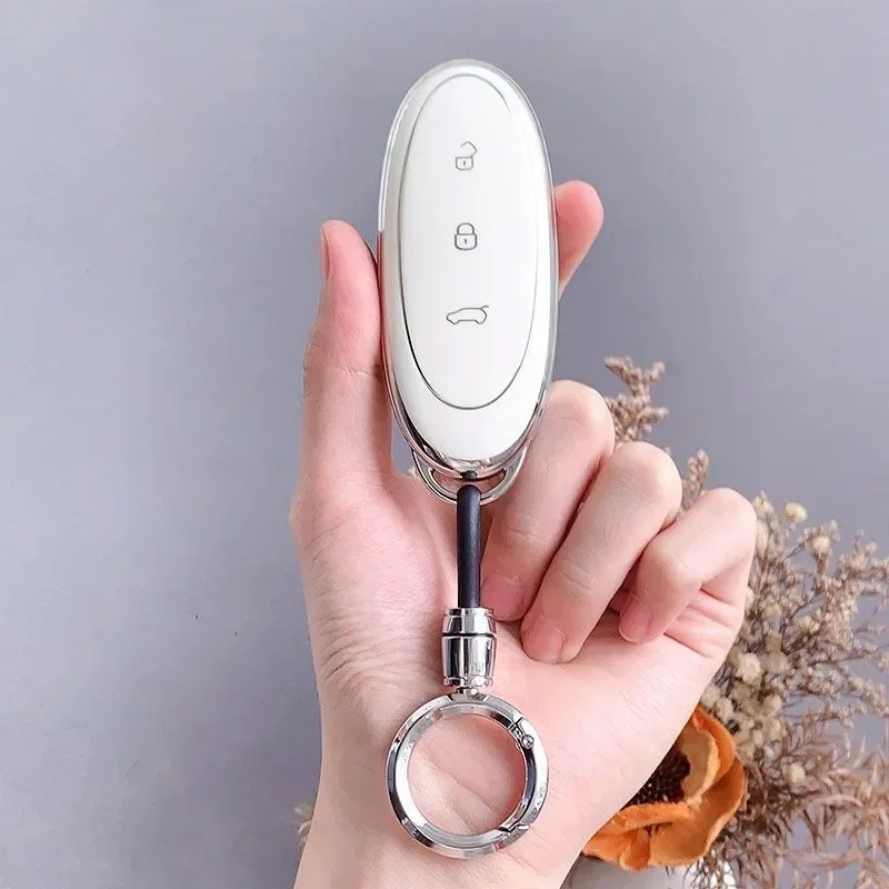 

Чехол для автомобильного ключа из ТПУ для Dongfeng NAMMI 01 2024 2025, автомобильный Стайлинг, чехол для дистанционного управления, брелок для ключей, кольцо, держатель корпуса, брелок, сумка, аксессуары