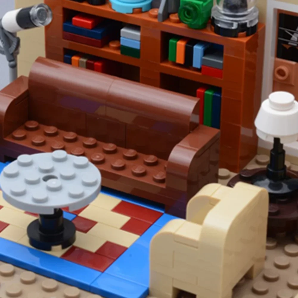 Американское ТВ Драма Большая Семейная Комната Bang Квартира Streetview Теория Друзей