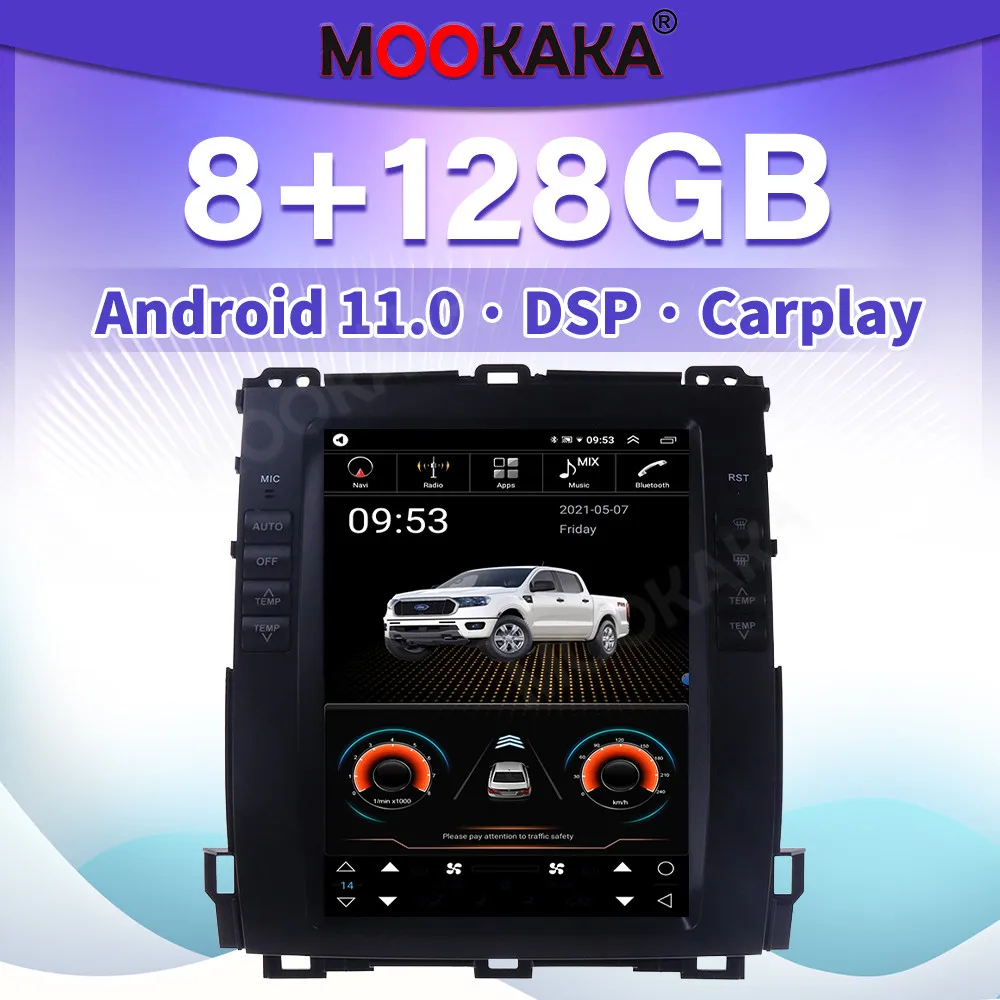 

Автомагнитола для Toyota Land Cruiser 120, 2002-2009 с GPS-навигацией