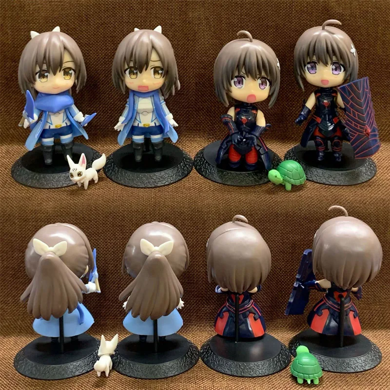 

4 шт./компл. бофури: я не хочу пострадать, поэтому я максимизирую свою защиту. Экшн-фигурка из аниме «клен», фигурка Салли, куклы, игрушки