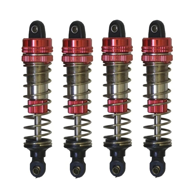 

4Pcs Metal Shock Absorbers Damper for XLF F16 F17 F-16 F-17 1/14 RC Car Spare Parts Accessories
