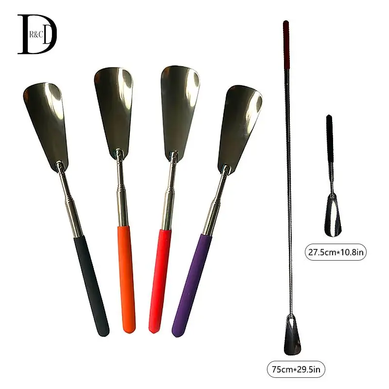 Flexible Long Handle Shoehorn Useful Shoe Lifter Shoe Spoon