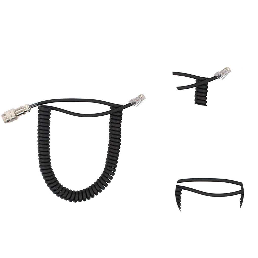 

Запасная деталь для микрофона Yaesu, внешний адаптер для микрофона, деталь для модульной рации с 8 контактами-991 футов-891 дюймов