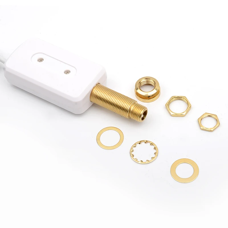 Звукосниматель звуковой гитары Белый звукосниматель с серебряным пьезо