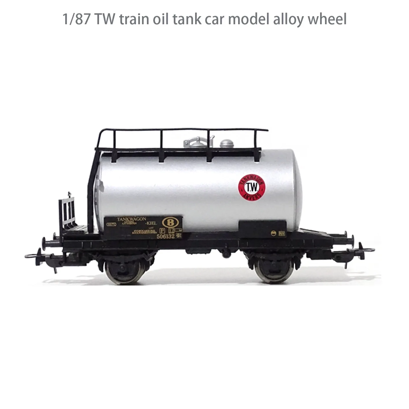 

Ho ratio 1/87 TW train oil tank car model alloy wheel Finished product model