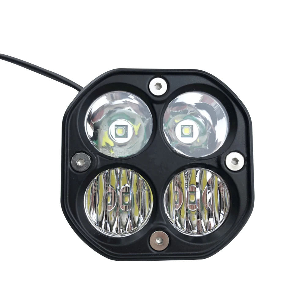 2 шт. 3-дюймовый автомобильный мотоциклетный рабочий фонарь квадратный дальнего