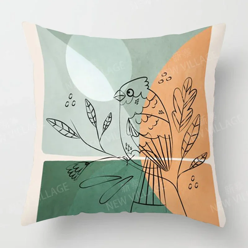 Скандинавский осенний домашний декор осенняя наволочка для дивана чехол подушки