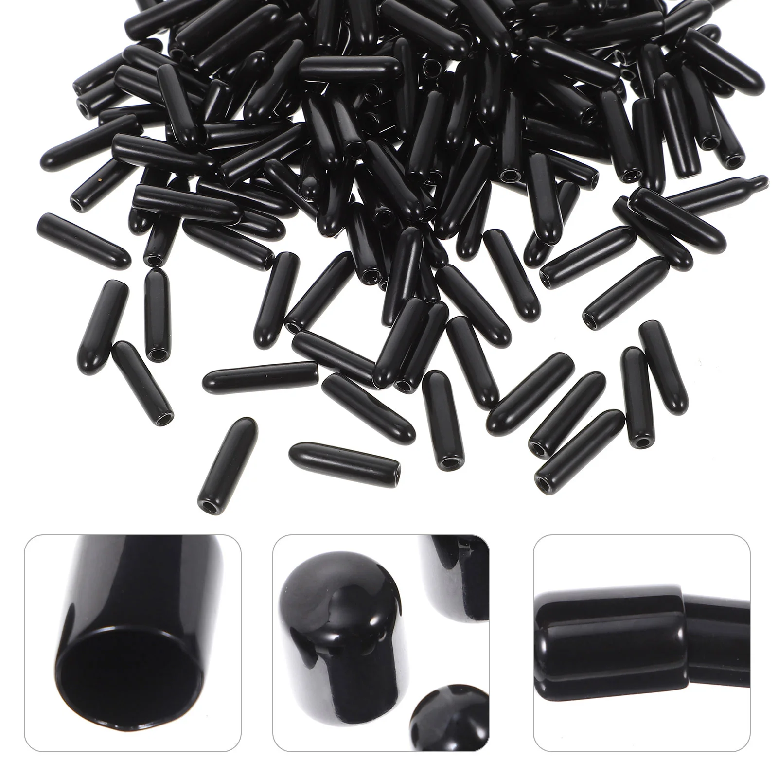 

Bolt Caps Covers End Screwdome Rubber Ends Protector Screws Bolts Exposed Black Toilet Assortment Kit Cover Protectors