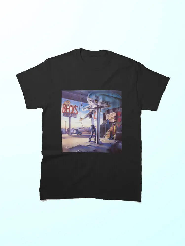 Новый Джефф Бекс магазин гитар черная Повседневная футболка размер S 2XL