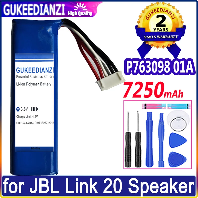 Сменный аккумулятор для JBL Charge 2 Plus/Charge 3 версии 2015/2016/Flip 4 5 II/Go 2H/Link 20/Pulse2 Pulse3/Xtreme 1 |