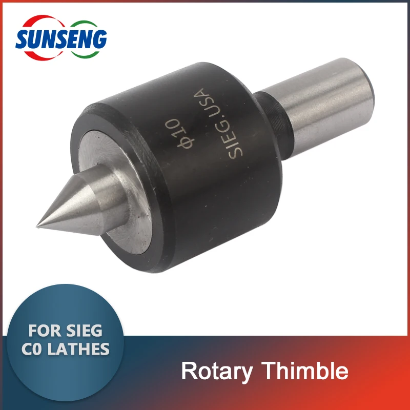 

Rotary Thimble 10mm Revolving Center for SIEG C0 Lathe S/N:10156