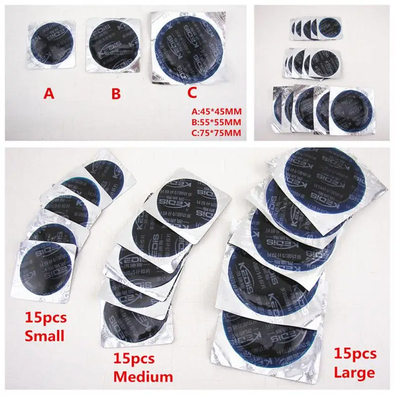 

Car Auto Round Rubber Bicycle Tire Patch Cycle Repair Tools Cycling Bike Tire Tyre Inner Tube Puncture Repair Tool