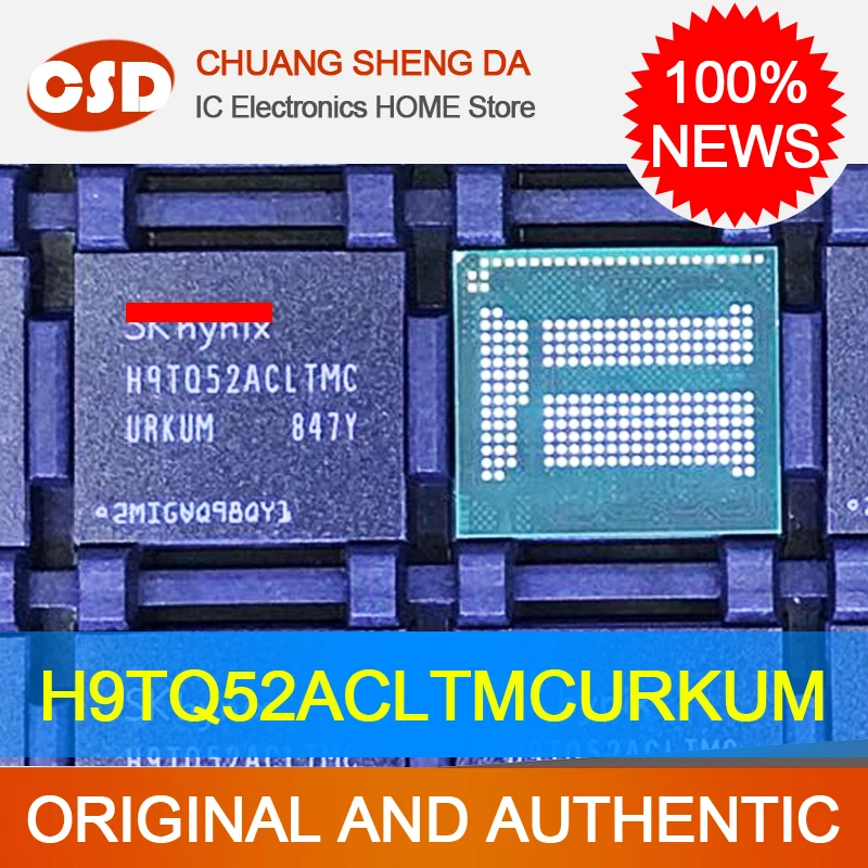 H9TQ52ACLTMCURKUM eMCP 64+32 221BGA 4G Empty Data Memory Flash h9tq52acltm 100% News Original Consumer Electronics Free Shipping