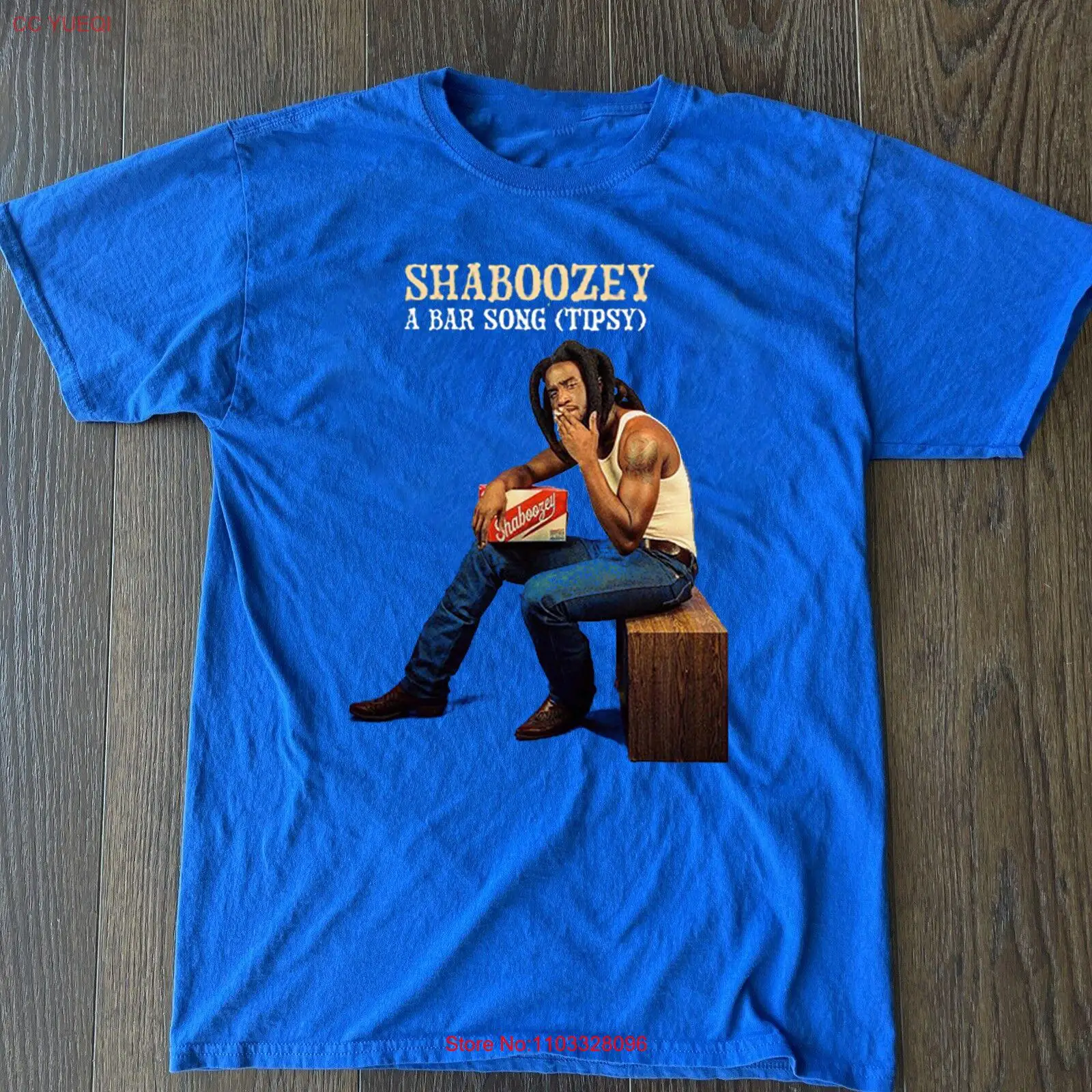 Shaboozey A Bar альбом песни подарок для фаната всех размеров от S до 5Xl синяя футболка