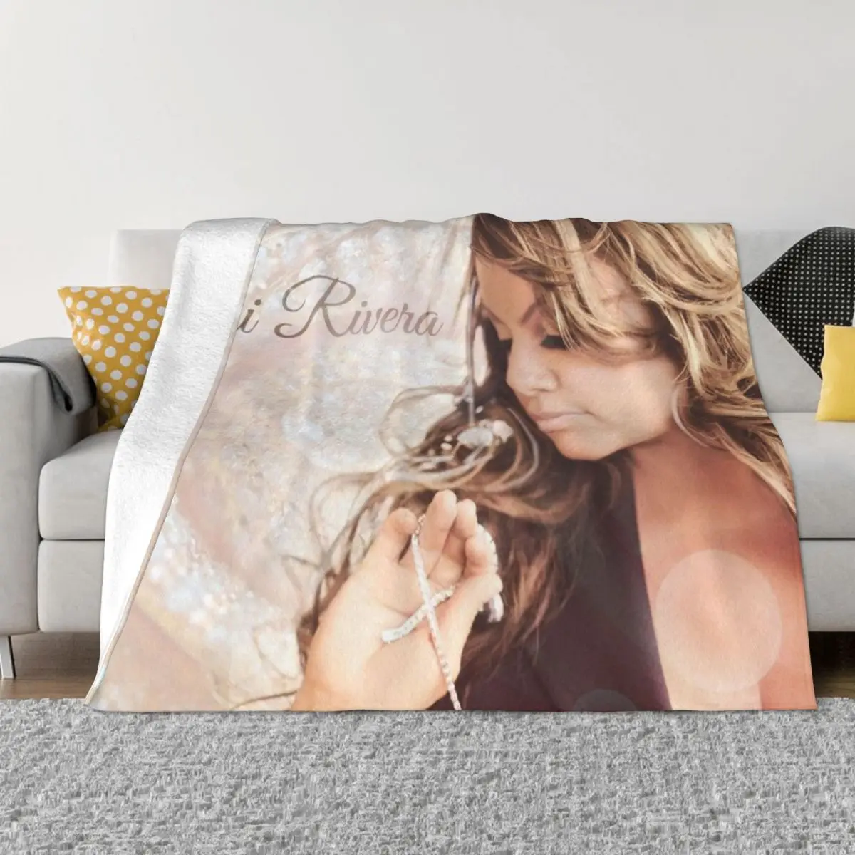 

Латиноамериканское летнее многофункциональное легкое одеяло Jenni Rivera