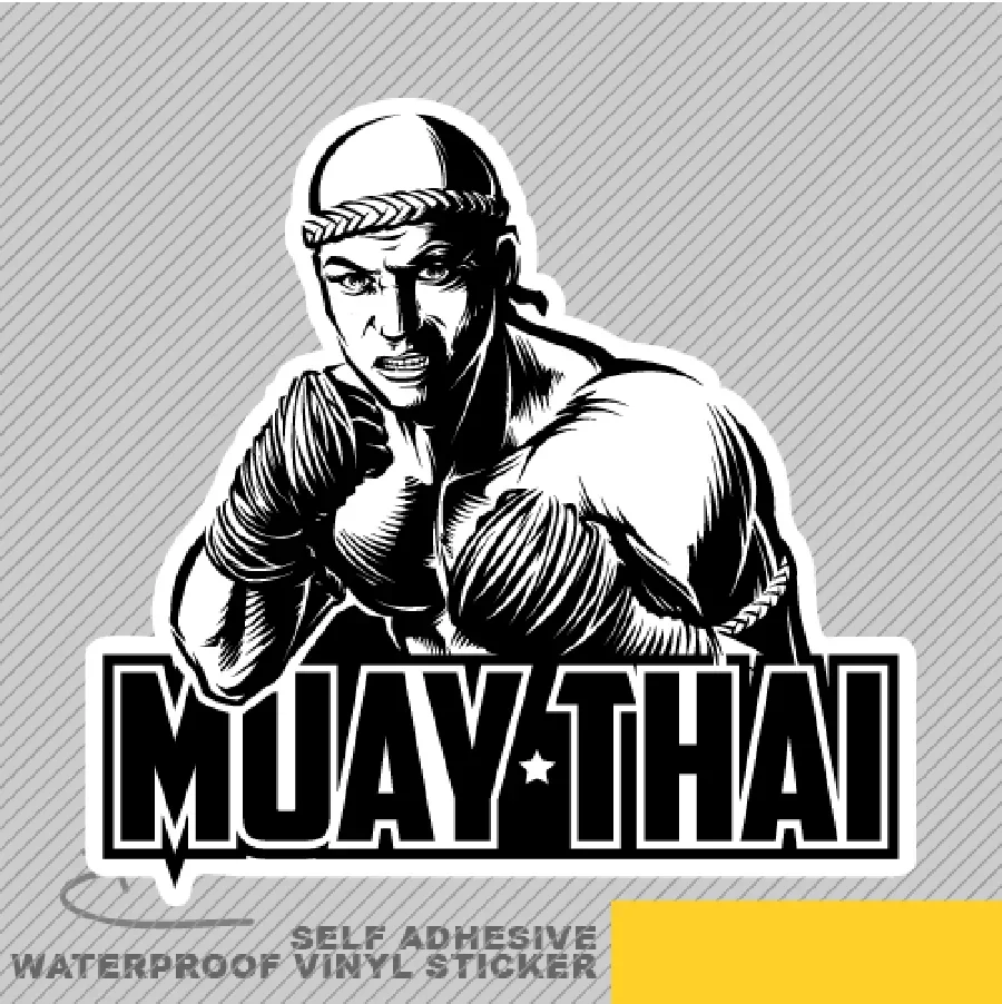 

Виниловая наклейка-истребитель Муай Тай, наклейка на окно автомобиля, фургон