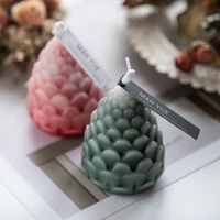 new 3d pine cone mould diy christmas scented candle silicone mould home decor decorations christmas gift baking mould