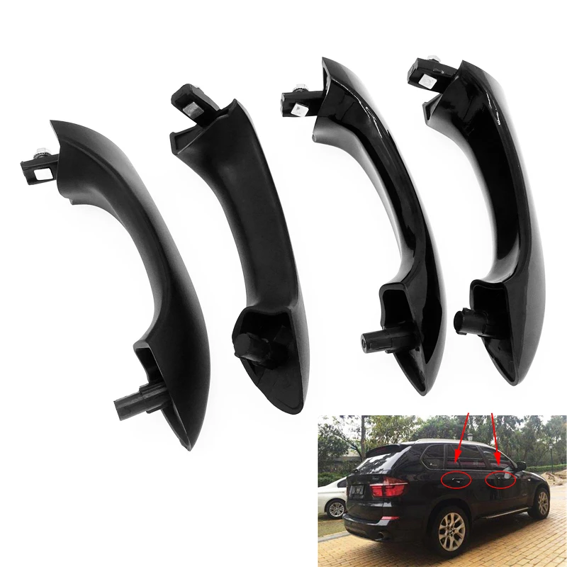

JIUWAN 1 Set Car Exterior Door Handles Car Right Side Door Handle Outer Outside RHD for BMW X5 E53 2000-2006 ABS Car Accessories