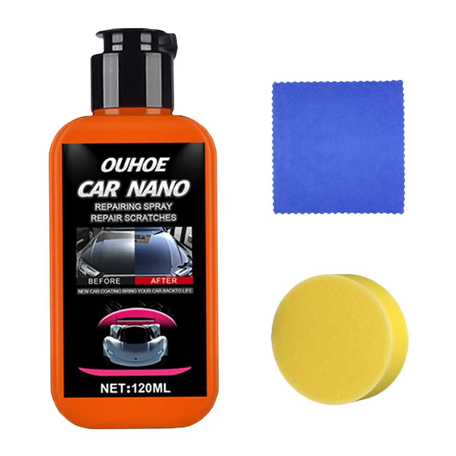 

120ml Car Coating Liquid paint Protection Anti Scratch Waterproof Car Wax Polish Liquid Liquid Polishing Paint Self Cleaning
