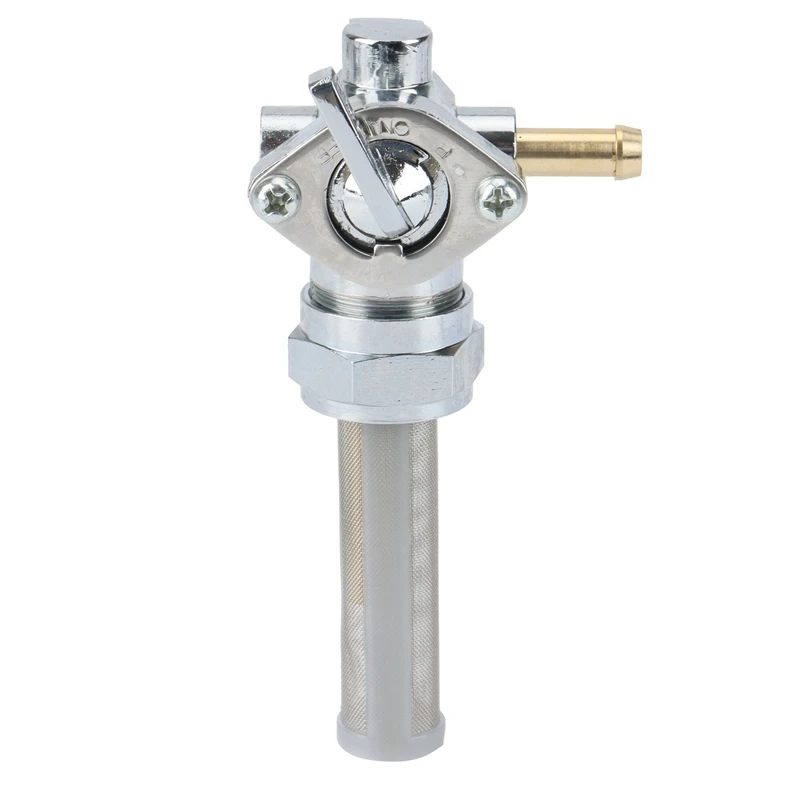 

1/4Inch Petcock Fuel Shut Off Valve Switch with Right Side Outlet for Big Twin and Sporters - Replaces 62167-81