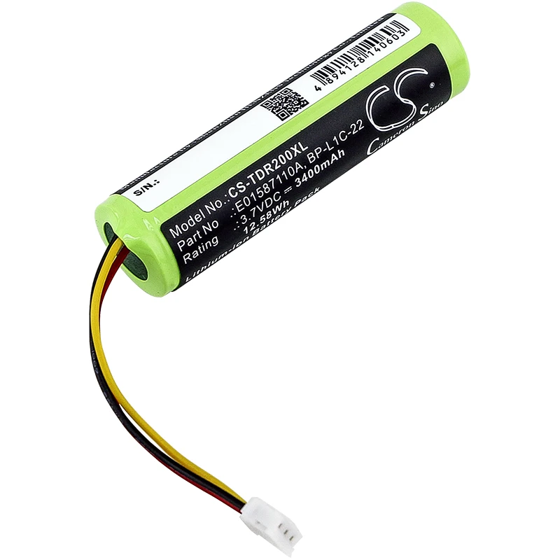 

3400mAh tas BP-L1C-22 E01587110A Battery for Tascam MP-GT1