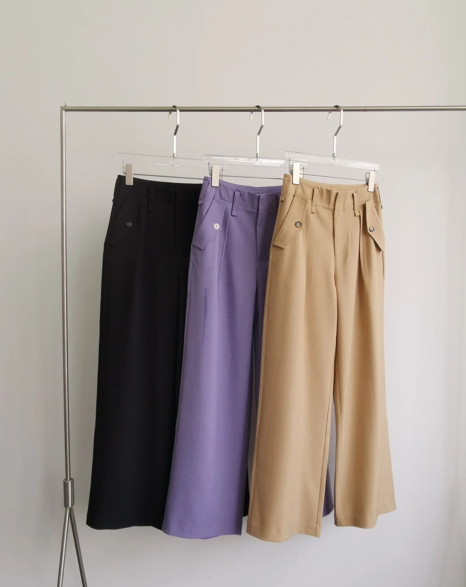 Design sense thin loose straight casual pants whether commuting or everyday easy to wear