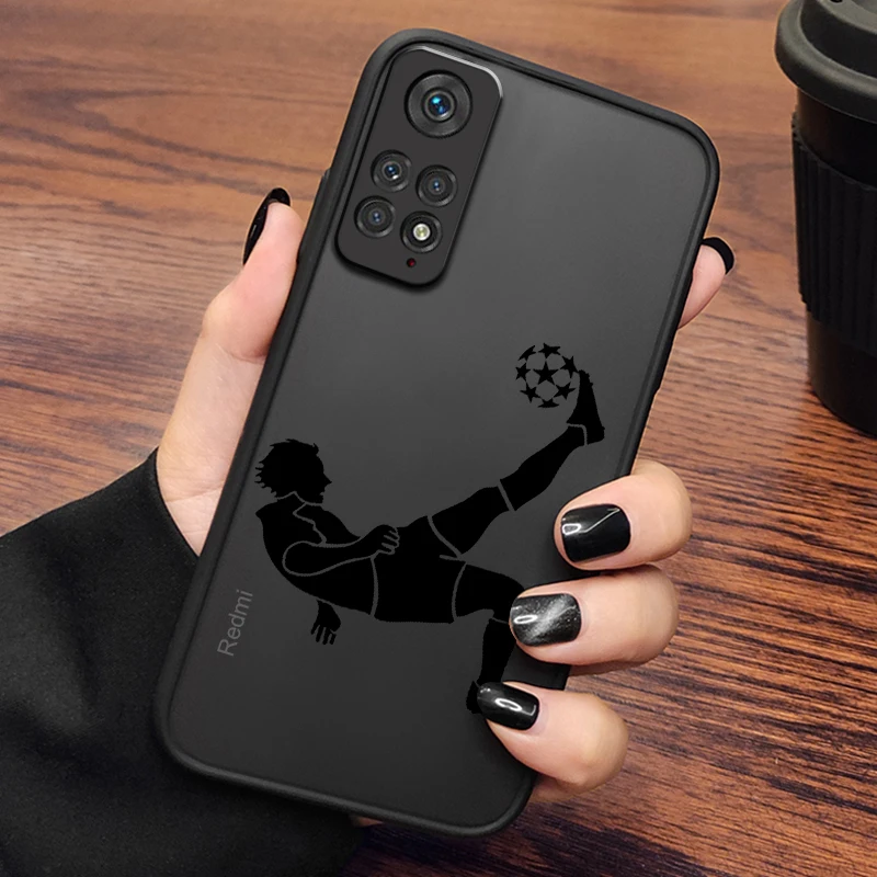 Искусство Футбольные Звезды № 10 7 Матовый полупрозрачный для Redmi 8 8A 9A 9C 9AT 9 9T 10X 10A