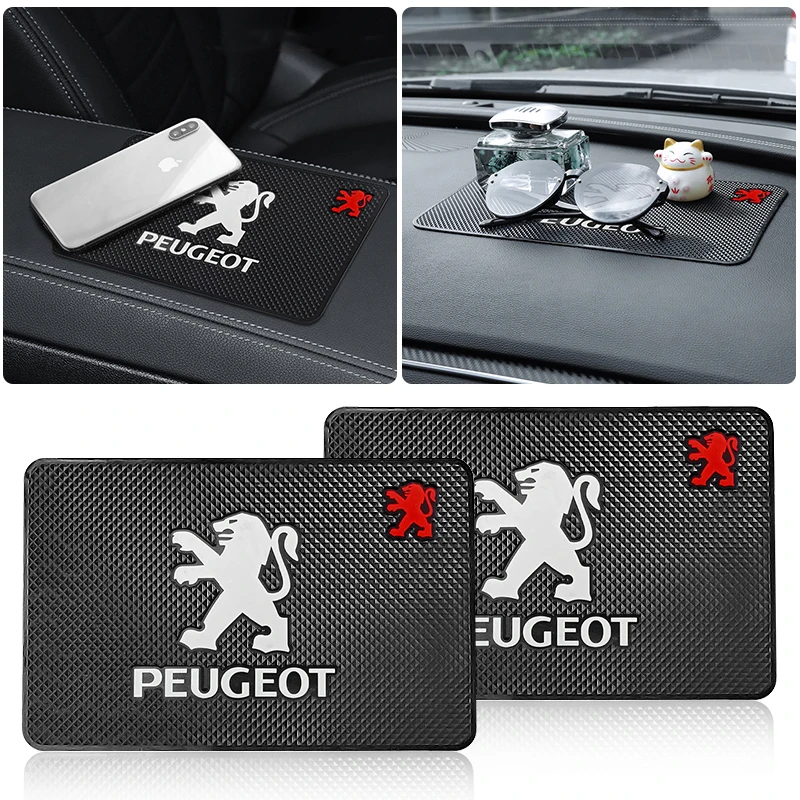 

Car Anti-Slip Mat Dashboard Phone Holder Sticky Non Slip PVC Mats For Peugeot 206 307 308 3008 207 208 407 508 2008 5008 107 106