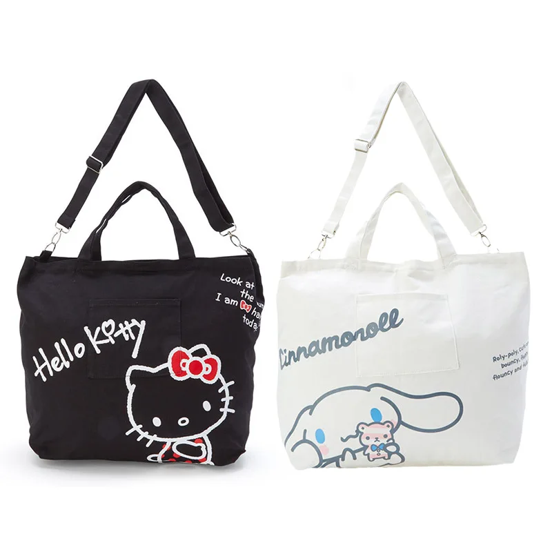 

55 см милая сумка Sanrio Hello Kitty Cinnamoroll Мультяшные женские сумки через плечо кошелек косметичка Сумка для хранения подарок на день рождения