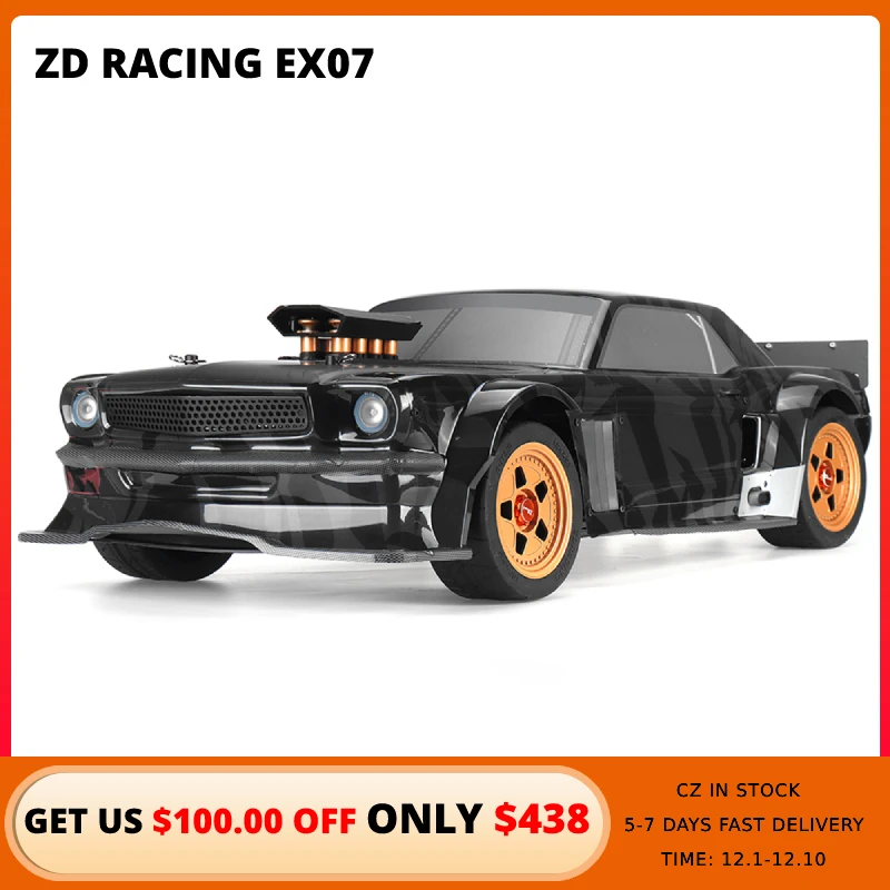 

ZD Racing EX07 1/7 130km/h High Speed Remote Control Car Brushless RC Car for Adults Drift Full Proportional Super Huge Vehicle