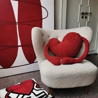 living room simple love sofa pillow girlfriend valentines day couple wedding doll decor back cushion plush toy lumbar pillow
