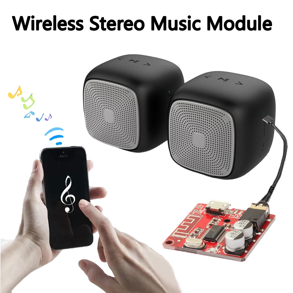 Плата аудио-ресивера своими руками, Bluetooth 5,0, MP3, автомобильный аудио  декодер без потерь, плата, беспроводной стерео музыкальный модуль  XY-BT-Mini | AliExpress