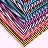 striped printed poplin fabric diy patchwork sewing cloth by the meter simple tablecloth curtain fabric 100150cm