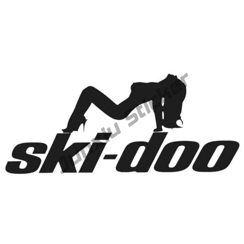

Personalized Decals Quad Plow Snowmobie Trailer Sticker Car Sticker Waterproof Car Styling Decoration Black Sliver KK18*8cm