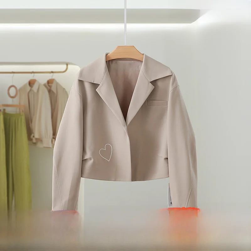 Женская верхняя одежда с длинным рукавом [Gu] белая Fu Gu весна 2024