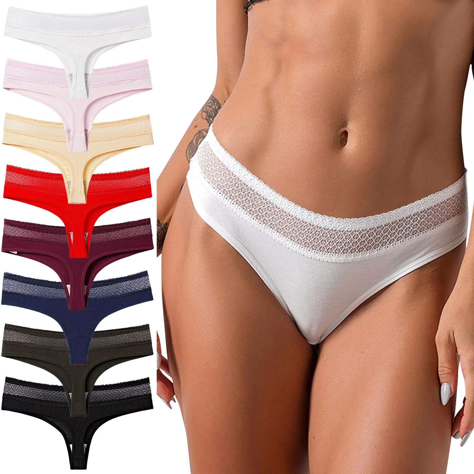 

Женские спортивные хлопковые стринги, сексуальные трусики для фитнеса, тонкие трусики для подростков, чувственное нижнее белье с вырезами, ...